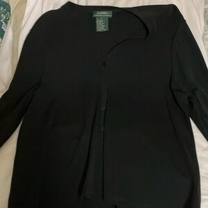 Lauren Ralph Lauren Black Blouse